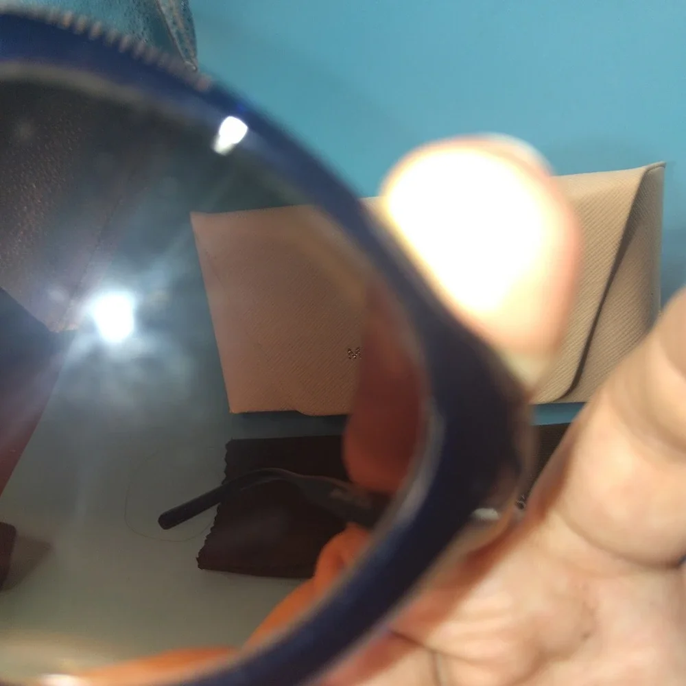 Michael Kors Lisbon MK 2062 Navy Blue Cat Eye Sunglasses 3322H4 52-20-140
